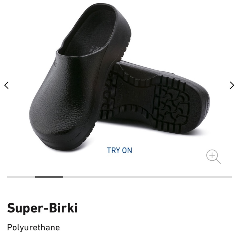 Birkenstock Super Birki’s Women’s Black Clogs Worn Once!